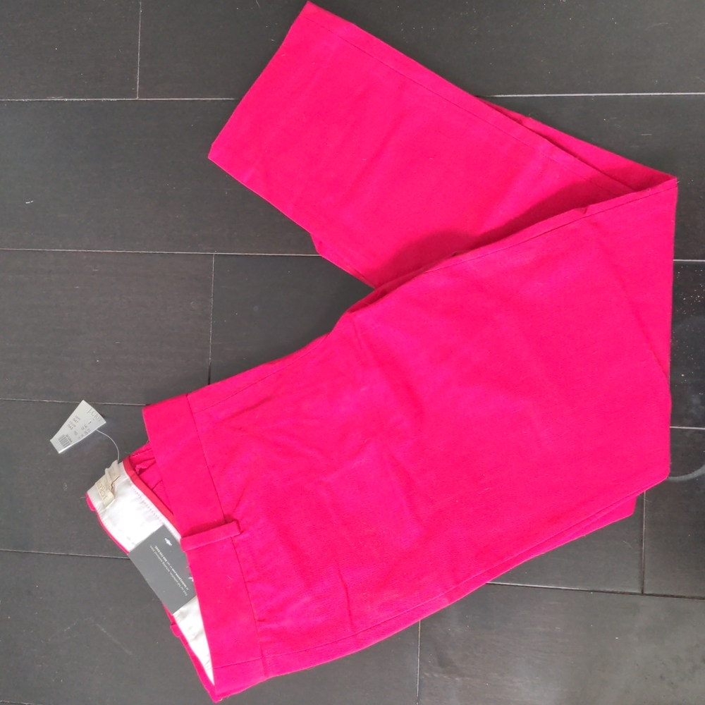 J.Crew Hot Pink Winnie Pant City Fit